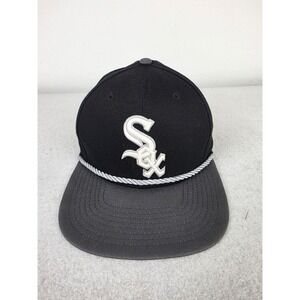 Chicago White Sox Black New Era 59Fifty Snapback Hat Retro Style 9Fifty Original